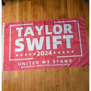 Taylor Swift Room Decor Flag 3x5 Pink 2024 Banner Lawless Land
